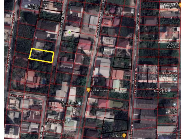 ที่ดินรามคำแหง 151 วา ที่ดินบางกะปิ ห่างถนนใหญ่รามคำแหงเพียง 850 เมตร ใกล้สถานีรถไฟฟ้ารามคำแหงซอย12