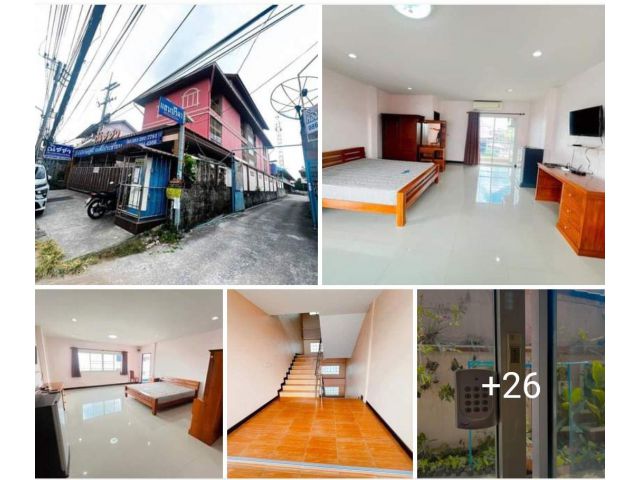 หอพัก พร้อมห้องพาณิชย์ด้านหน้า แอร์พร้อมเฟอร์นิเจอร์ทุกห้อง  พื้นที่  102  ตรว.  14  ล้าน   ผู้เช่าเต็มทุกห้อง