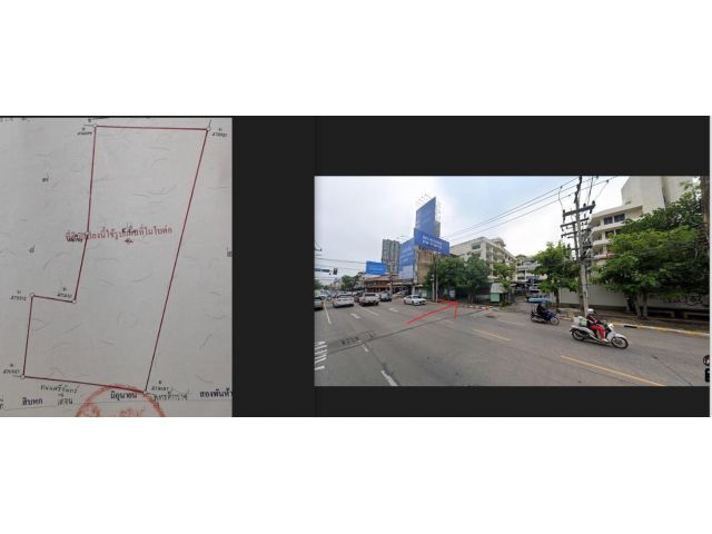 ที่ดินแหล่งธุรกิจใหญ่ ใจกลางเมือง ติดธนาคารชาติ(เดิม) ถ.ศรีจันทร์