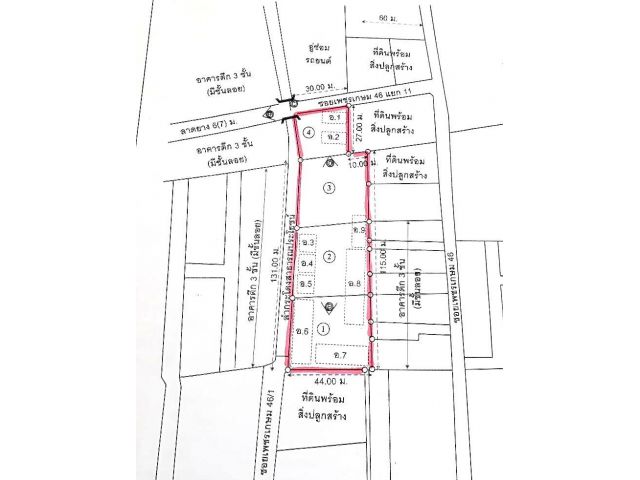 ขายที่ดิน เพชรเกษม 46/11  บางจากใต้ เขตภาษีเจริญ
