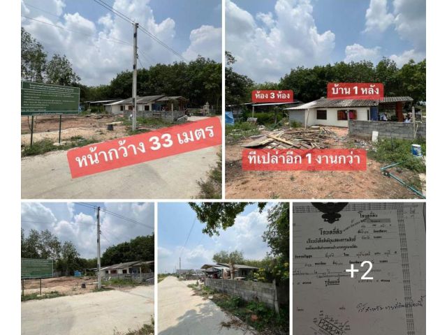 ขายที่ดินด่วน 3 งาน 7 ตารางวา  ( ขายยกแปลง 1.75 ล้าน) พร้อมบ้าน 1 หล้ง ห้องเช่าอีก 3 ห้องคนเช่าเติมหมด นิคมพัฒนาซอย 11