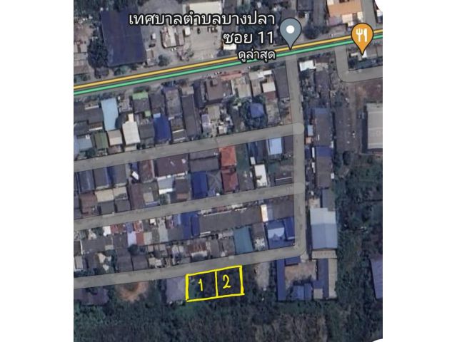 ขายที่ดิน 2 แปลง กระทุ่มแบน