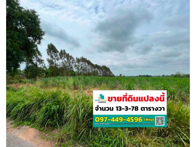 ขายที่ดินแปลงสวย ตำบลท่าบุญมี อำเภอเกาะจันทร์ จังหวัดชลบุรี