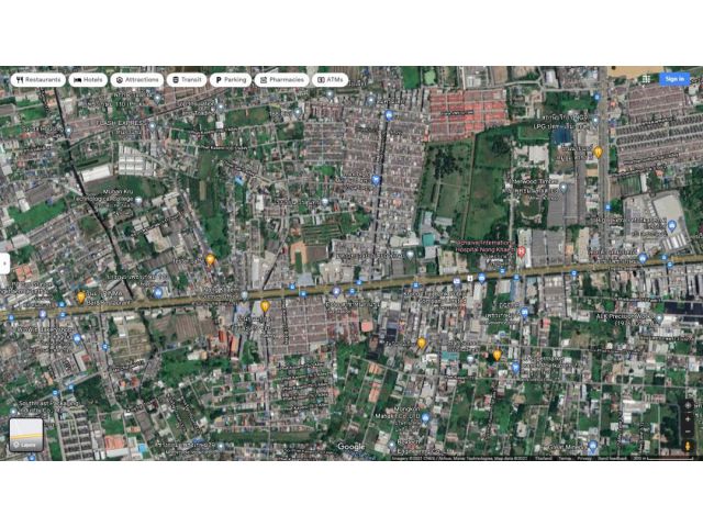 ที่ดินพร้อมอาคารพาณิชย์ติดถนนเพชรเกษม เขตหนองแขม