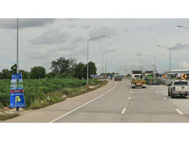 ที่ดิน 16ไร่ติดถนน 3009  ฝั่งขาขึ้นจากท่าเรือ 4 กม