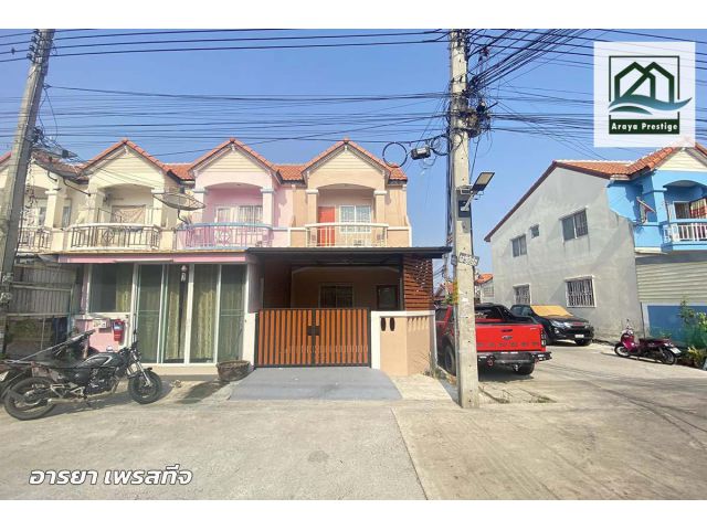 บ้านชายคลอง บางบ่อ ซอยคิงคอง หลังมุม รีโนเวทพร้อมเข้าอยู่