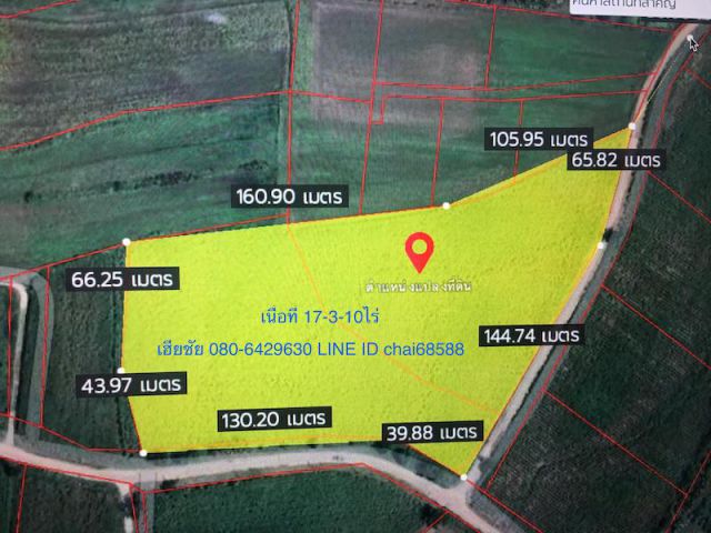 @#ที่ดินวิวภูเขา เนื้อที่รวม 17-3-10ไร่ ตำบลคลองม่วง ปากช่อง โคราช (บ้านคลองสมบูรณ์) ห่างจากถนน ทล.2236 ประมาณ 3.5กม. ที่ดินทำเลดีเหมาะพัฒนา@
