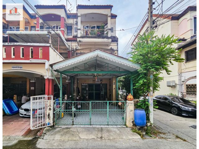 ขาย ทาวน์โฮม หลังมุม-ตามสภาพ ม.ศศิวรรณ2 อยู่ใน ม.เศรษฐกิจ บางแค 120 ตรม 20.5 ตรว