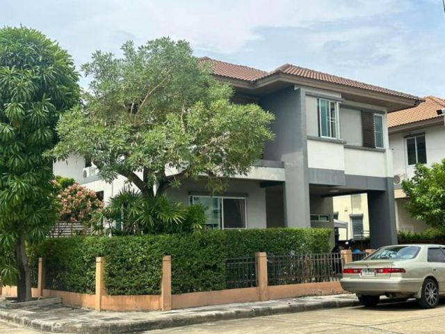 ให้เช่า บ้านเดี่ยว หมู่บ้านฮาบิเทียบางใหญ่ห้องนอน 3 ห้องน้ำ 3 พื้นที่ 58 ตรว มีเฟอร์ เครื่องใช้ไฟฟ้า  ฮาบิเทีย บางใหญ่ 156 ตรม 58 ตรว