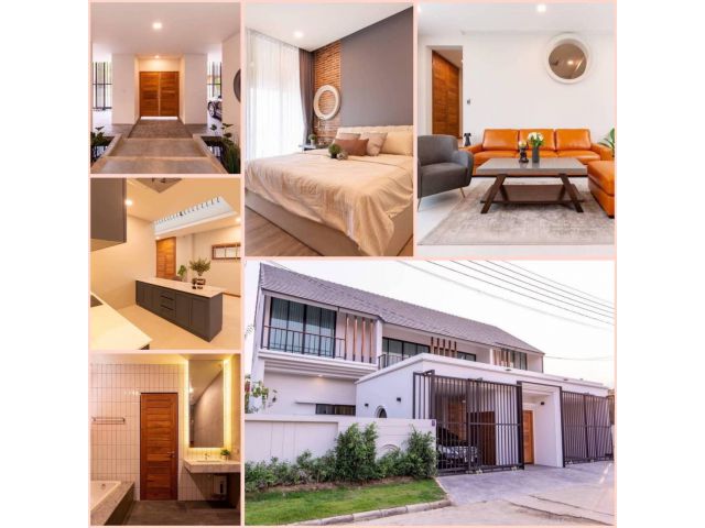 ขายและให้เช่าในหมู่บ้านวังตาล สไตล์มินิมอลเซน เช่า 70,000 บาท/ขาย 11.19 ล้าน