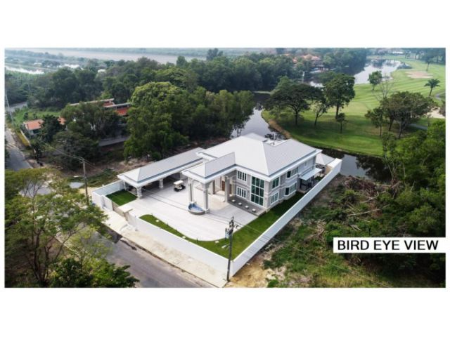 ขายคฤหาสน์หรูพร้อมอยู่ บนเนื้อที่ 400 ตรว. ใกล้สนามบิน สุวรรณภูมิ    Line: @bird888