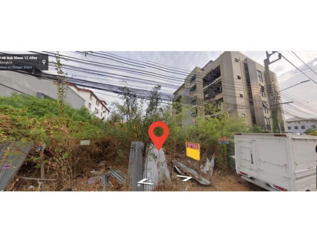 ขายที่ดิน : 116 ตรว. ซ.นาคนิวาส 12 เข้าซอยเพียง 400 เมตร(อยู่หลังเซ็นทรัล อีสวิลล์)