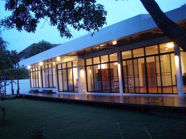 ให้เช่า บ้านเดี่ยว 4 ห้องนอน 4 ห้องน้ำ พร้อมสวน ซอย ศูนย์วิจัย 420 ตรม 170 ตรว ใกล้ โรงพยาบาลกรุงเทพ