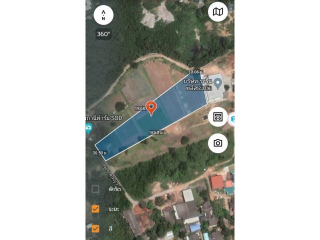 ที่ดินหนองปลาไหลบางละมุง 5-1-37ไร่ ไร่ละ 6ล้าน ต.หนองปลาไหล อ.บางละมุง จ.ชลบุรี - ที่ดินติดถนนสาธารณะ2ด้านหน้า