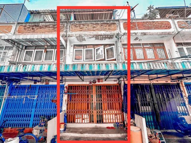 ขายอาคารพาณิชย์ 2 ชั้นครึ่ง ซอยวนาวรรณ 1 ย่านคลองสาน เจริญนคร ติด BTS เพียง 100 เมตร