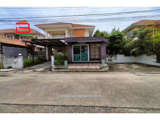 บ้านเดี่ยว หมู่บ้าน บุณฑรีก์ รังสิต-คลอง 2 เนื้อที่ 51.6 ตรว ถ.คลองหลวง อ.คลองหลวง จ.ปทุมธานี