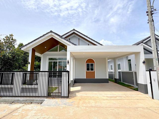 #บ้านสร้างใหม่สันผักหวาน ใกล้แยกสะเมิง ใกล้แมคโคร ทำเลดี
