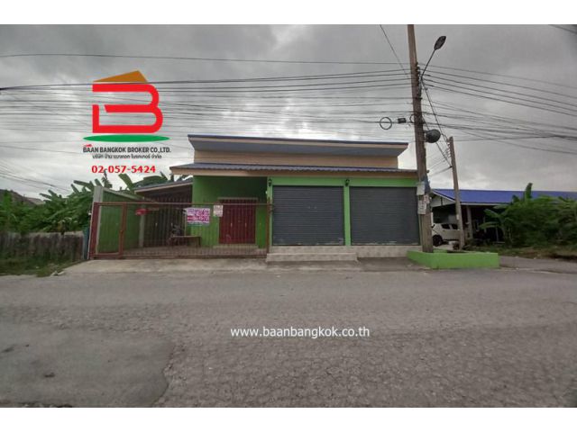 บ้านเดี่ยว หลังมุม การเคหะมีนบุรี (คลองเก้า) เนื้อที่ 38 ตรว. ถนนไมตรีจิต-คลองเก้า เขตคลองสามวา