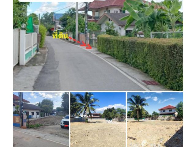 #*ขายที่ดินหลังตลาดแม่เหียะ260ตรรางวา.ใกล้โรงเรียนสารสาสน์วิเทศล้านนา บ้านท่าข้ามซอย6/1 ขายถูกที่สุด