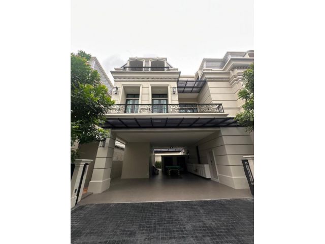 ให้เช่าบ้าน 3ชั้น พร้อมเฟอร์นิเจอร์  The Welton Rama 3 ใกล้กับโรงเรียนนานาชาติ King's College International School