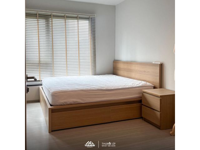 ขายด่วน  1 ห้องนอน 1 ห้องน้ำ ห้องสวนมาก ตกแต่งมาโทนเรียบๆสบายตาคอนโด Life Asoke-Rama9