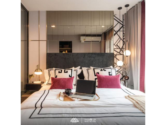 ว่างเช่า 2 ห้องนอนLife Ladprao ห้องตกแต่งสวย เฟอร์นิเจอร์ครบครัน