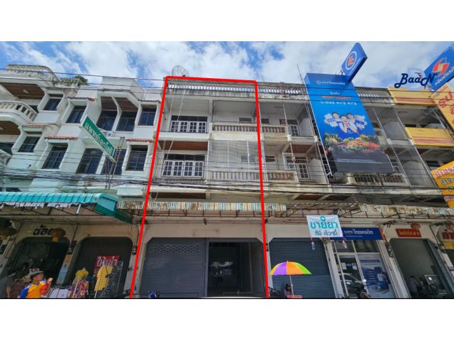 ให้เช่า อาคารพาณิชย์ ใจกลางแหล่งการค้า อำเภอท่ายาง จ.เพชรบุรี 450 ตรม 39.7 ตรว ติดถนนสายหลัก