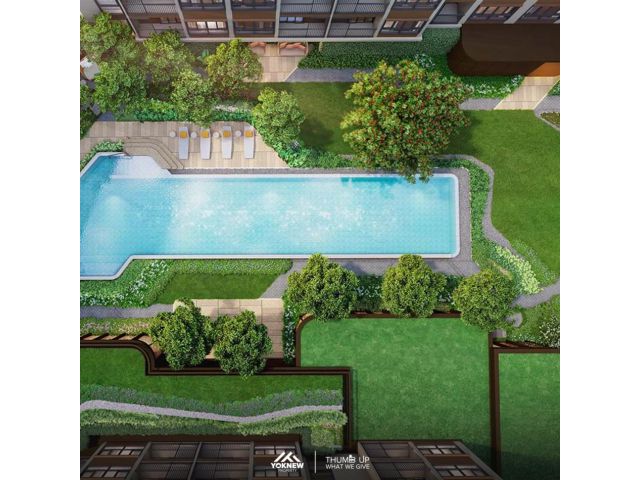 ขายราคาพิเศษ dcondo calm Ramkhamhaeng 40 ห้องนอนขนาดใหญ่ ห้องใหม่ของแถมเพียบ