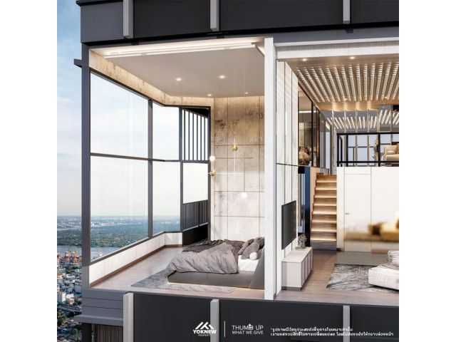 ขายห้อง Duo space พร้อมสิ่งอำนวยความสะดวกครบ Knightsbridge space sukhumvit - Rama 4
