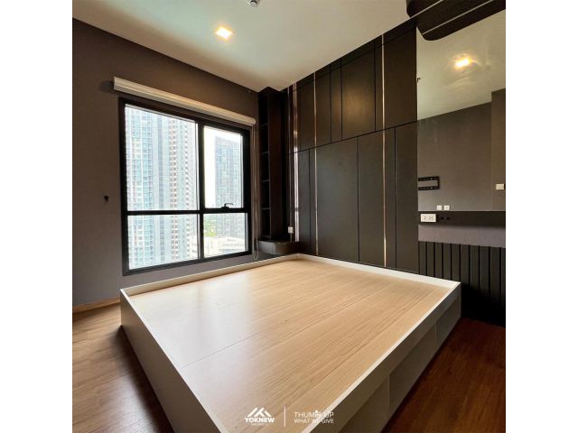 ขายMetris Rama 9 - Ramkhamhaeng ห้องตกแต่งสวย Build in จัดเต็ม สไตล์โมเดิร์น โทนสีดำ