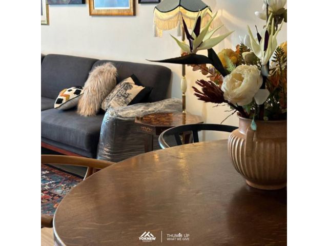 ว่างให้เช่าห้องใหญ่ ตกแต่งสวย เฟอร์นิเจอร์จัดเต็ม คอนโดหรู SYM Vipha-Ladphrao