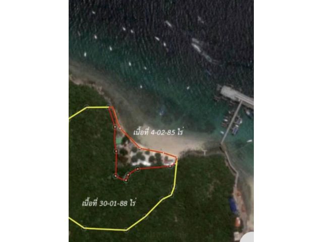 31 ไร่  49 ตรว. เกาะล้าน มีหาดส่วนตัว สวยสุดสุด