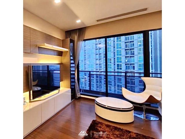 ว่างพร้อมเช่าคอนโด Ivy Ampio ห้องขนาดใหญ่ 2 ห้องนอน 2 ห้องน้ำ