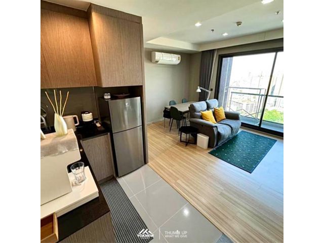 ห้องเลี้ยงสัตว์ได้  M Jatujak ห้องใหญ่ 2 ห้องนอน 2 ห้องน้ำ  64.11 ตร.ม. บรรยากาศดี