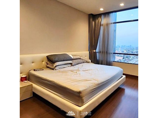 ว่างเช่า คอนโด Ivy Ampio 2 ห้องนอน 2 ห้องน้ำ ตกแต่งสวย มีอ่าง Jacuzzi ให้แช่พร้อมระบบน้ำนวดวน สะดวก สบาย