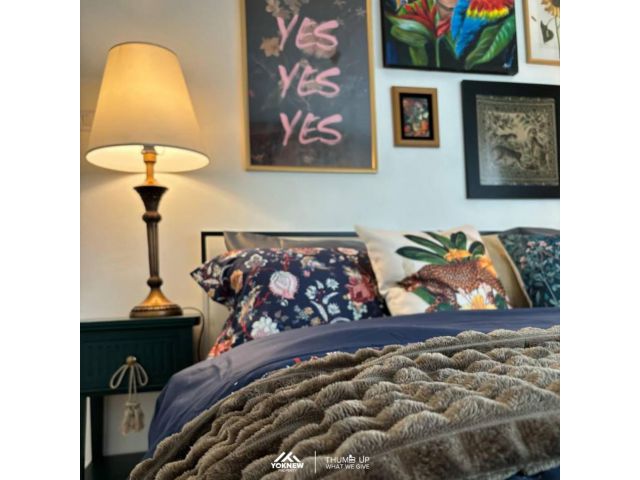 ว่างให้เช่าห้องใหญ่ ตกแต่งสวย คอนโด SYM Vipha-Ladphrao ส่วนกลางให้มาเต็ม