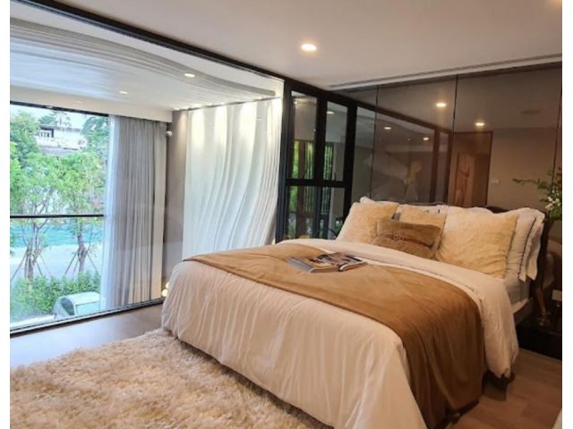 ขาย 1 ห้องนอน 1 ห้องน้ำ  49 ตร.ม. คอนโด Knightsbridge space sukhumvit - Rama 4 ห้องกว้าง โล่ง บรรกาศในห้องโปร่ง