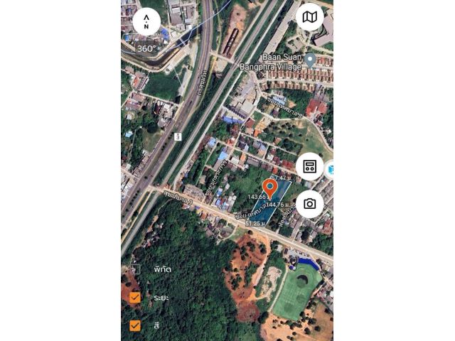 ที่ดินบางพระใกล้ถนนสุขุมวิทติดถนนเทศบาลบาล9 เนื้อที่ 4-3-45ไร่ ไร่ละ 5 ล้าน ต.บางพระ อ.ศรีราชา จ.ชลบุรี