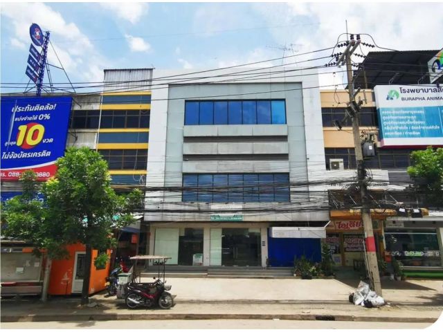 ขายอาคารพาณิชย์3ชั้น พท.66ตร.ว.ติดถ.ศุขประยูร ต.บางตีนเป็ด อ.เมืองฉะเชิงเทรา จ.ฉะเชิงเทรา