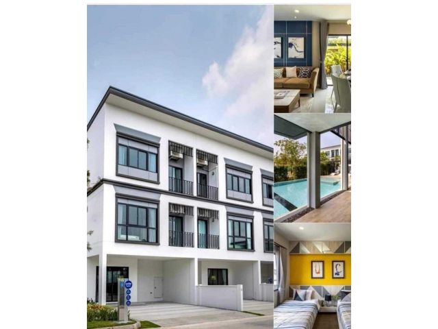 ให้เช่าทาวน์โฮม3ชั้นบ้านลุมพินี ทาวน์เพลส  (N.1260)