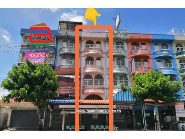 อาคารพาณิชย์ เนื้อที่ 20.5 ตรว. ติดถนนสายไหม เขตสายไหม กรุงเทพฯ