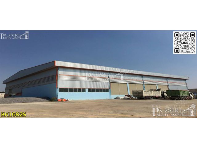 ขายโรงงาน EEC สวยและเพียบพร้อมเกือบ 6 ไร่ พื้นรับ 5 ตัน/ตร.ม. มีใบ รง.4 (105) และ 53 ใกล้ตลาดบ่อวิน - KK1682S