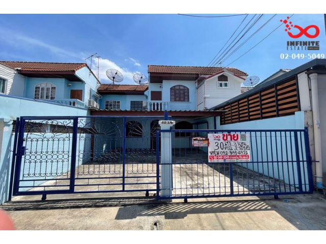 ขายทาวน์เฮ้าส์ 2 ชั้น บ้านบัวทอง บางใหญ่ ถนนบ้านกล้วย-ไทรน้อย