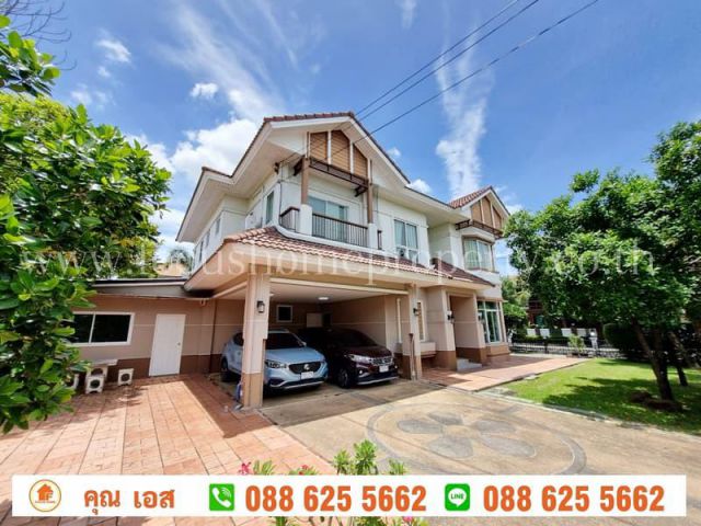ขาย บ้านเดี่ยวหลังมุม หมู่บ้านมณีรินทร์ เลค & พาร์ค 345