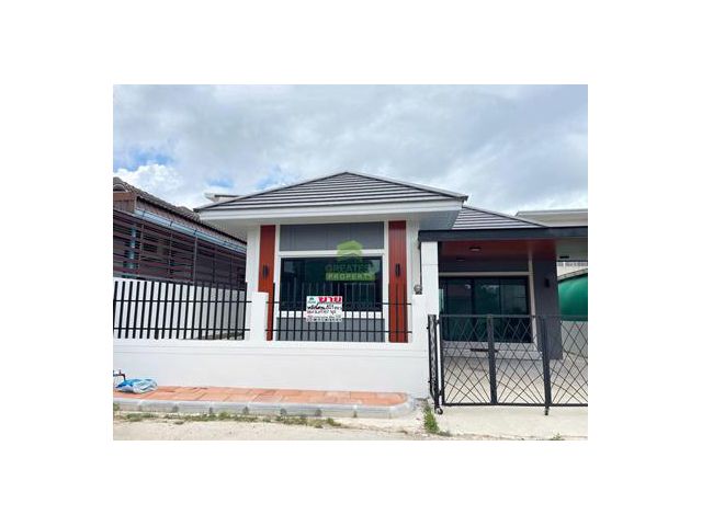 ขายด่วน บ้านเดี่ยว 1 ชั้น ปาดังเบซาร์ สงขลา เนื้อที่ 40.1 ตร.ว ทำเลดี บ้านสวย พร้อมอยู่อาศัย
