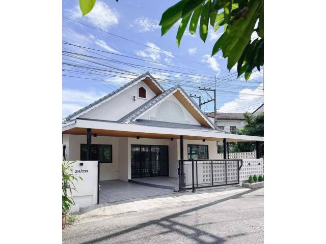 ขายบ้านพร้อมที่ดินตำบลแม่เหียะพร้อมเฟอร์นิเจอร์พร้อมโอน