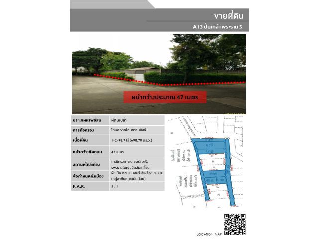 ขายที่ดินโซนบางใหญ่ เจ้าของขายเอง !!