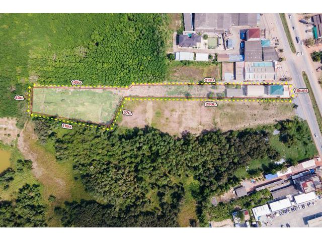 ขายที่ดินติดถนนสุขุมวิท พร้อมสำนักงาน ตรงข้ามไทวัสดุ อ.แกลง จ.ระยอง