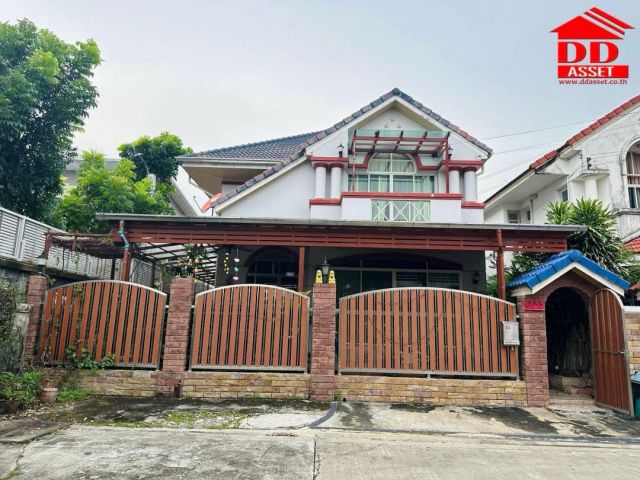 ขายบ้าน บารเมษฐ์ เฉลิมพระเกียรติ ร.9 ซอย62 บ้านหลังมุม บ้านสไตล์ รีสอร์ท