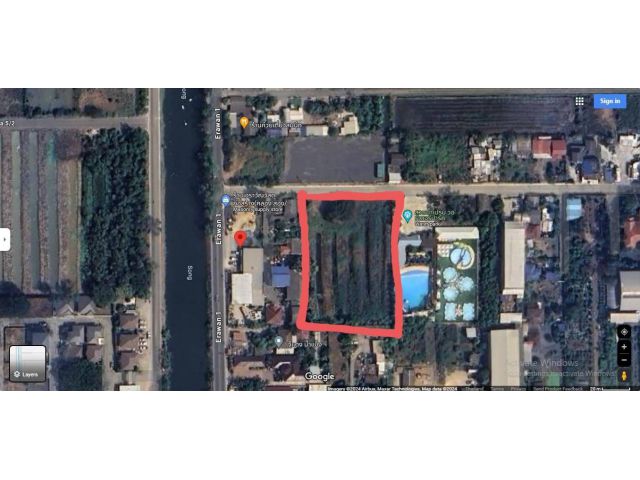 ด่วน!!! ที่ดินเปล่า 8 ไร่ พื้นที่ทำเลทอง ใกล้วัดธรรมกาย ติดสวนน้ำ PREM WATER PARK ขายที่เปล่าพร้อมถมที่เรียบร้อย...